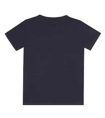 Logo stretch-cotton T-shirt | Emporio Armani Kids