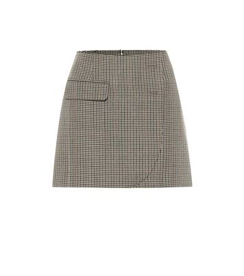 Minigonna in lana pied-de-poule | Vetements