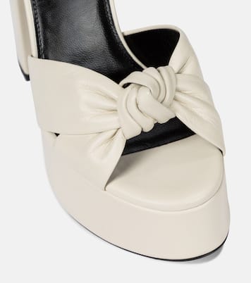 Sandales Bianca 125 à plateau en cuir | Saint Laurent