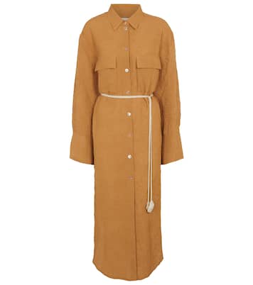 Hemdblusenkleid Fruma aus Satin | Nanushka