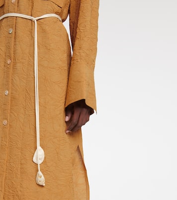 Hemdblusenkleid Fruma aus Satin | Nanushka