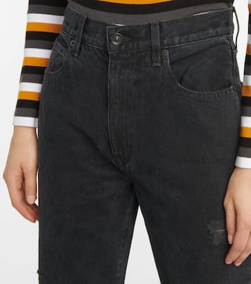 Jeans regular distressed London a vita alta | Slvrlake