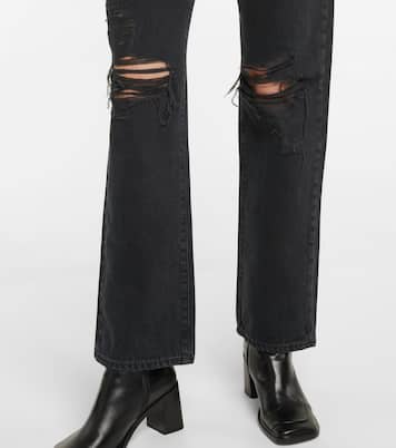Jeans regular distressed London a vita alta | Slvrlake