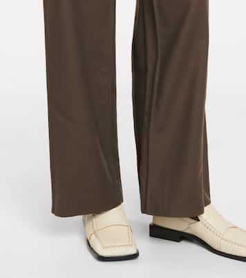 Pantaloni in twill di lana a gamba larga | Acne Studios