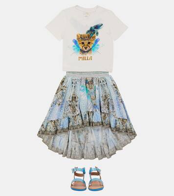 Bedruckter Rock aus Baumwolle | Camilla Kids