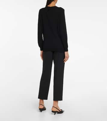 Jersey de cachemir con cordones | Prada