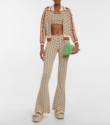 Top cropped in jacquard | Dodo Bar Or