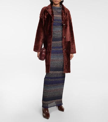 Reversible shearling coat | Yves Salomon