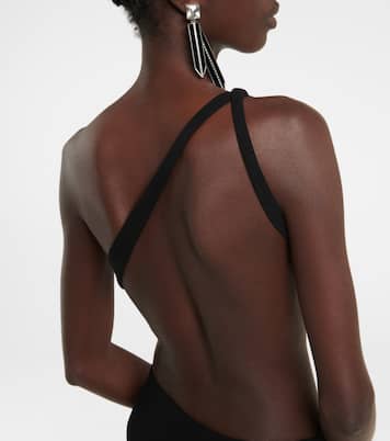 Asymmetrisches Minikleid aus Crêpe | Mônot