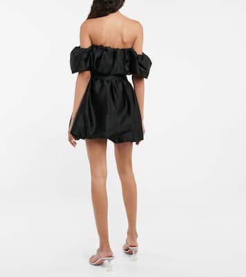 Astoria off-shoulder satin minidress | Simkhai