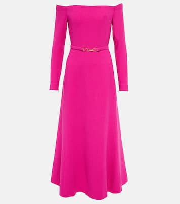 Carole off-shoulder wool gown | Gabriela Hearst