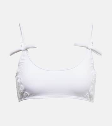 Top bikini in pizzo con stampa | Giambattista Valli