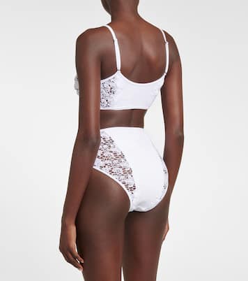 Top bikini in pizzo con stampa | Giambattista Valli