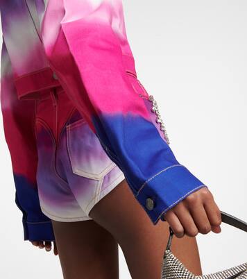 Embellished ombré denim jacket | Area