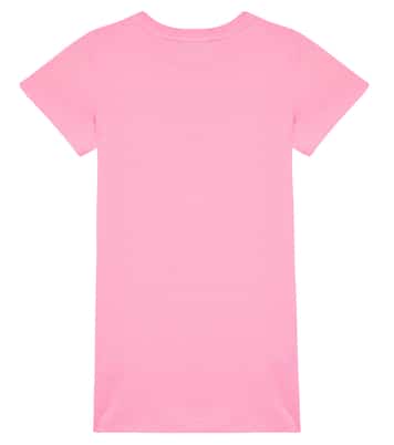 Abito in jersey di cotone con logo | Balmain Kids