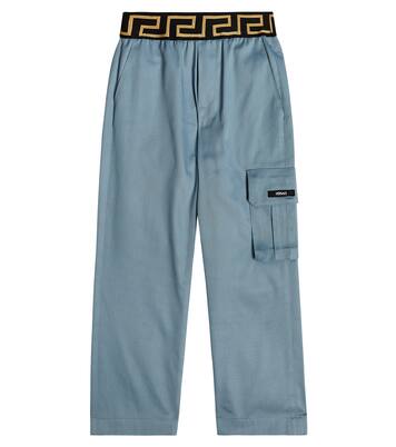 Hose Greca aus Gabardine | Versace Kids