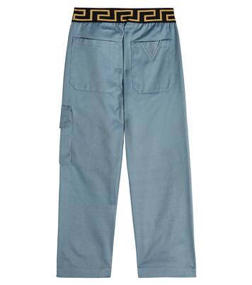 Hose Greca aus Gabardine | Versace Kids
