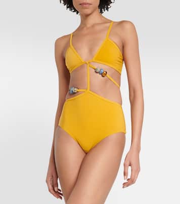 Embellished swimsuit | Christopher Esber