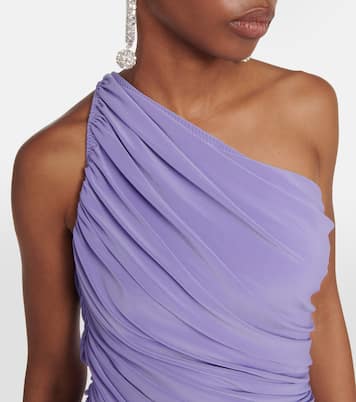 Diana one-shoulder jersey minidress | Norma Kamali