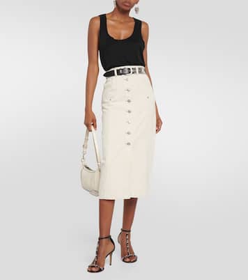 Gonna midi di jeans Vandy | Marant Etoile