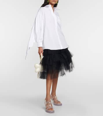 Chemise brodée en coton | Simone Rocha