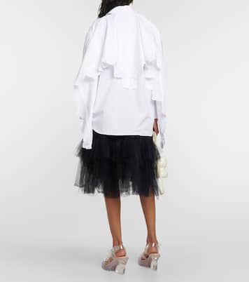 Chemise brodée en coton | Simone Rocha