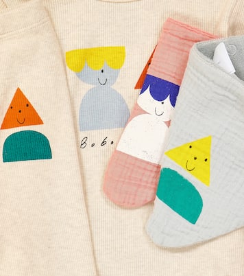 Bebé - set de body, leggings y bufandas Funny Friends | Bobo Choses