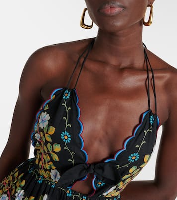 Robe longue en coton à fleurs | Etro