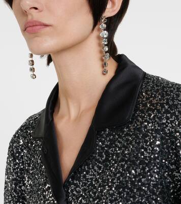 Orecchini DG con cristalli | Dolce&Gabbana