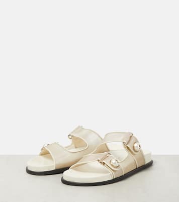 Sandalen Fayence mit Leder | Jimmy Choo