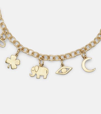 14kt gold charm bracelet | Sydney Evan