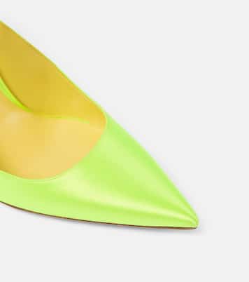 Verzierte Pumps Cleo aus Satin | Rene Caovilla