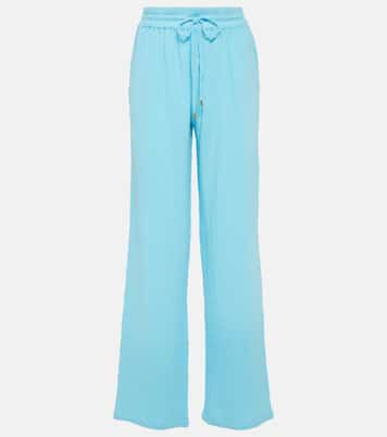 Pantaloni Krissy in cotone a gamba larga | Melissa Odabash