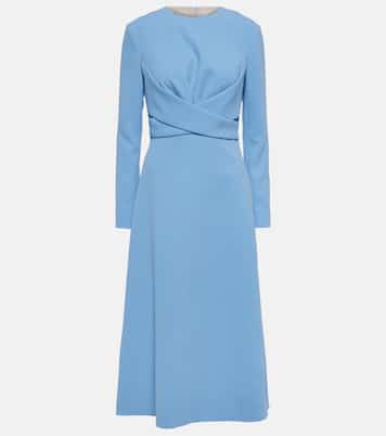 Robe midi Elta en crêpe | Emilia Wickstead