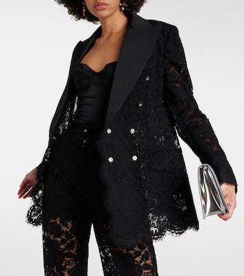 Blazer doppiopetto in pizzo | Dolce&Gabbana