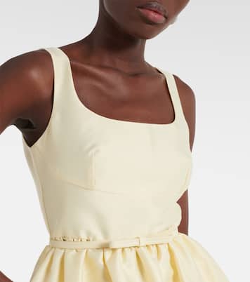 Taffeta midi dress | Self-Portrait