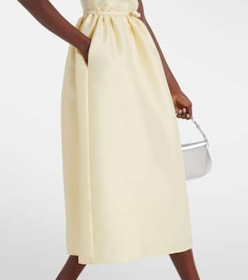 Taffeta midi dress | Self-Portrait