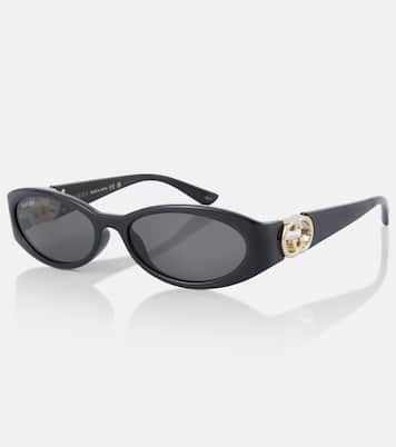Gafas de sol ovaladas con GG | Gucci
