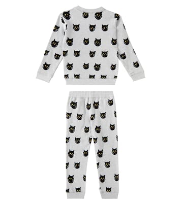 Printed cotton sweatshirt and sweatpants set | Stella McCartney Kids