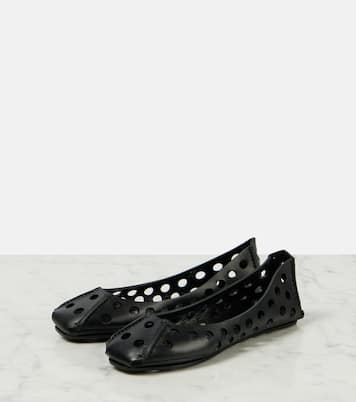 Ballerine Perfo in pelle | Alaïa