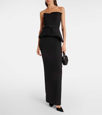 Robe longue en crêpe | Roland Mouret