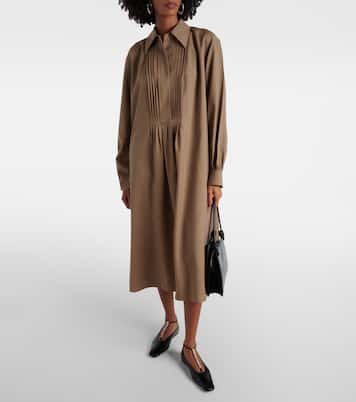 Embellished leather ballet flats | Jil Sander