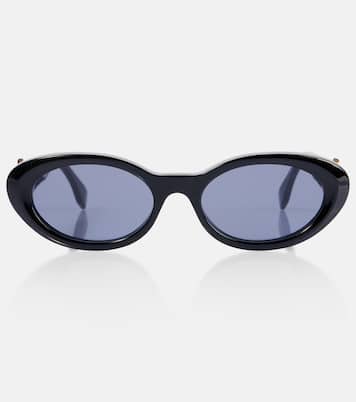 Lunettes de soleil FF Diamonds ovales | Fendi