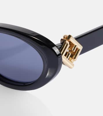 Lunettes de soleil FF Diamonds ovales | Fendi