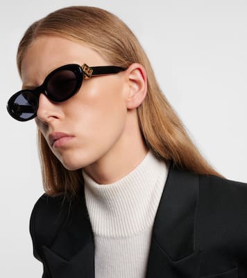 Lunettes de soleil FF Diamonds ovales | Fendi