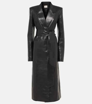 Manteau Lolo en cuir | Khaite