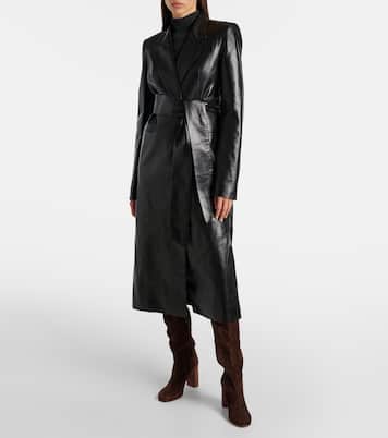 Manteau Lolo en cuir | Khaite