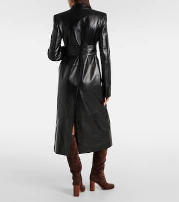 Manteau Lolo en cuir | Khaite