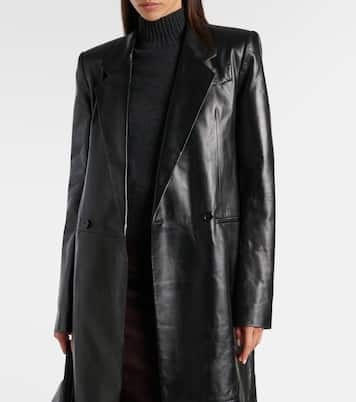Manteau Lolo en cuir | Khaite