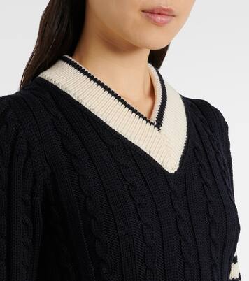 Pullover in lana a trecce | Thom Browne